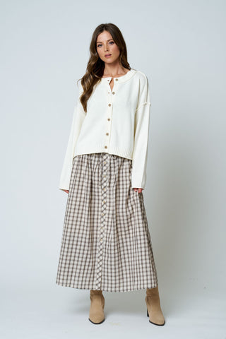 Ellis Cardigan | Ivory