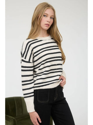 Mariner’s Moon Striped Sweater