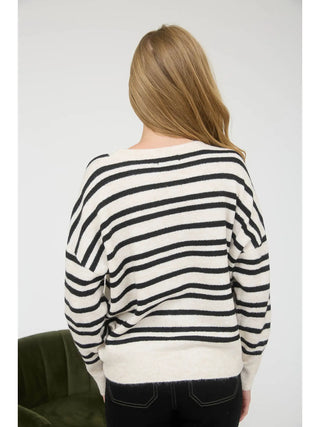 Mariner’s Moon Striped Sweater