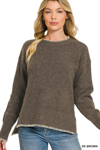 Andie Sweater | Heather Brown
