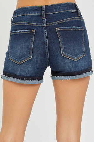 Evelyn Mid Rise Cuffed Short