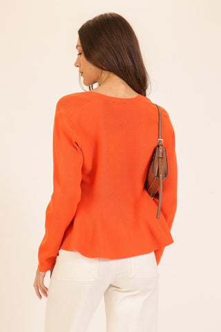 Seville Sunset Peplum Cardigan
