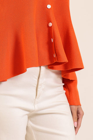 Seville Sunset Peplum Cardigan