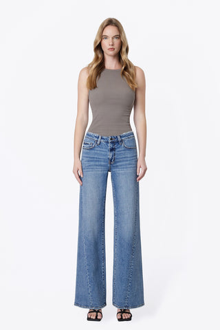 Blaine Twisted Wide Leg Jeans