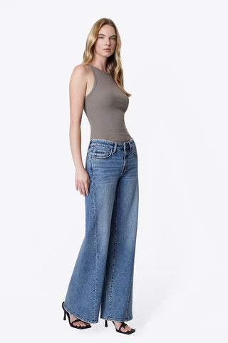 Blaine Twisted Wide Leg Jeans
