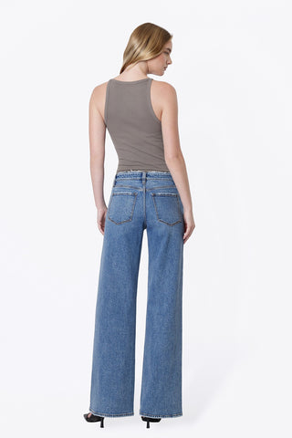 Blaine Twisted Wide Leg Jeans