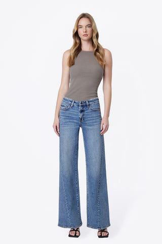 Blaine Twisted Wide Leg Jeans