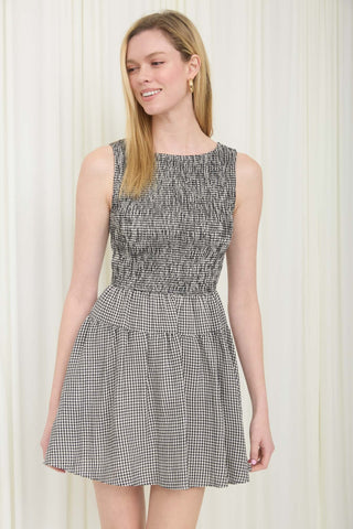 Wren Gingham Mini Dress