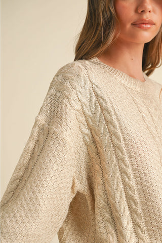 Golden Shine Sweater