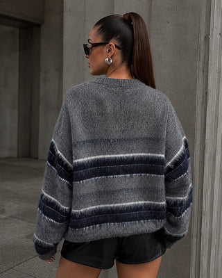 Keaton Sweater | Grey Multi