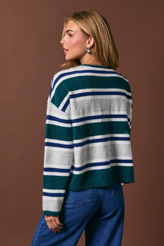 Linden Striped Cardigan
