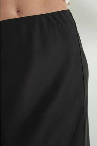 Harmony Satin Midi Skirt