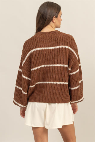 Hazelnut Stripe Sweater