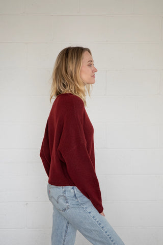 Hudson Cardigan | Wine
