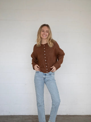 Hudson Cardigan | Brown