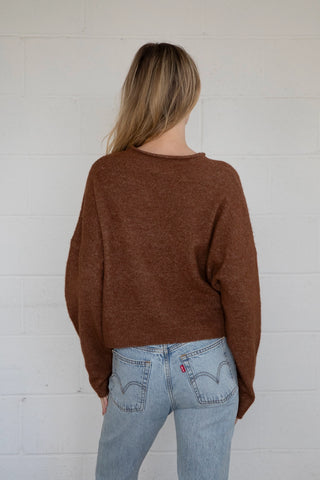 Hudson Cardigan | Brown