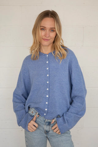 Hudson Cardigan | Dusty Blue