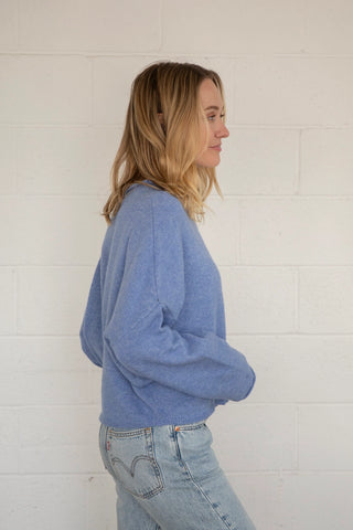 Hudson Cardigan | Dusty Blue