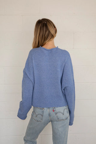 Hudson Cardigan | Dusty Blue