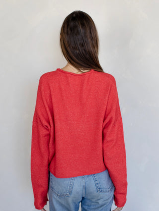Hudson Cardigan | Red