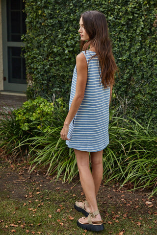 Marina Stripe Mini Dress