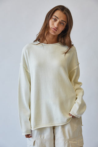 Soft Seams Inside-Out Sweater