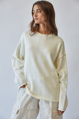Soft Seams Inside-Out Sweater