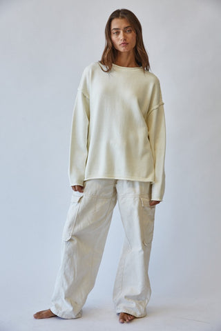 Soft Seams Inside-Out Sweater