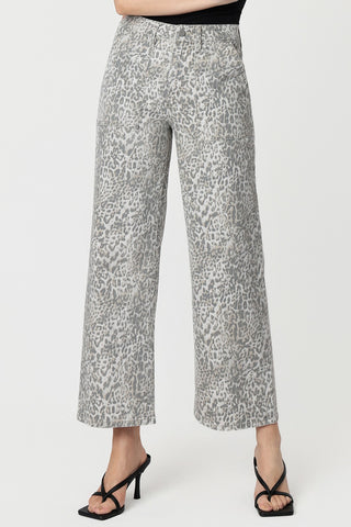 Blaire Leopard Baggy Jeans