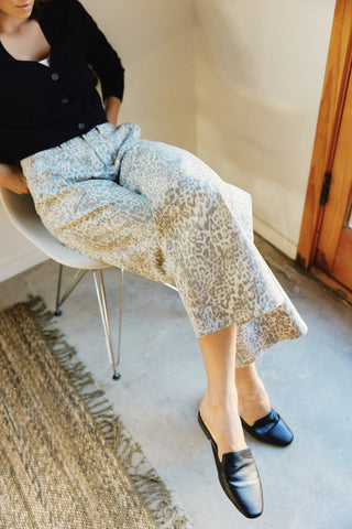 Blaire Leopard Baggy Jeans