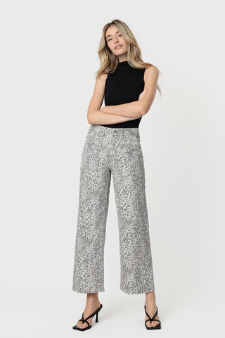 Blaire Leopard Baggy Jeans