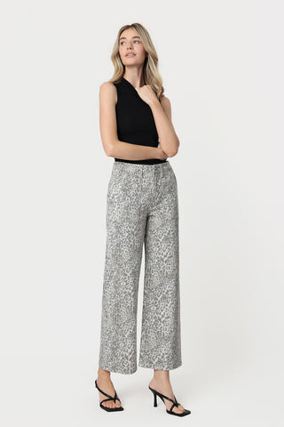 Blaire Leopard Baggy Jeans