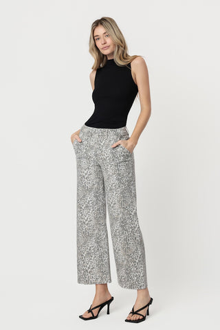 Blaire Leopard Baggy Jeans