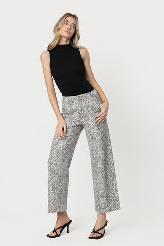 Blaire Leopard Baggy Jeans