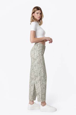 Campbell Leopard Barrel Jeans