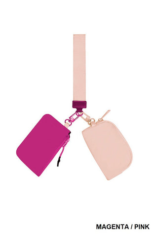 Everyday Dual Pouch Wristlet