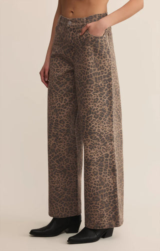 Marli Leopard Wide Leg Pant