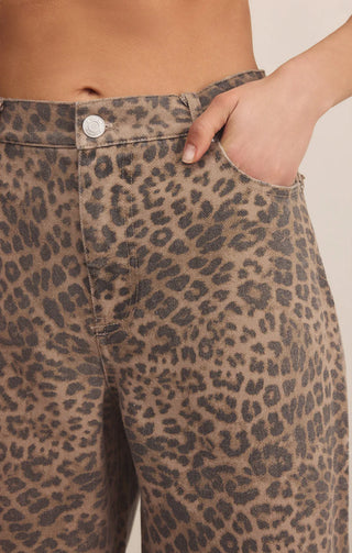 Marli Leopard Wide Leg Pant