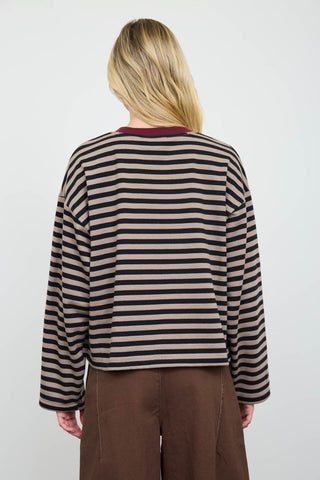 Madden Stripe Knit Top