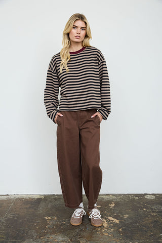 Madden Stripe Knit Top