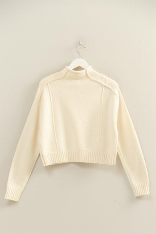 Aurelia Mock Neck Sweater