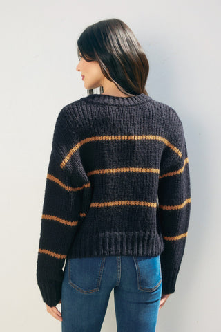 Nora Striped Cardigan