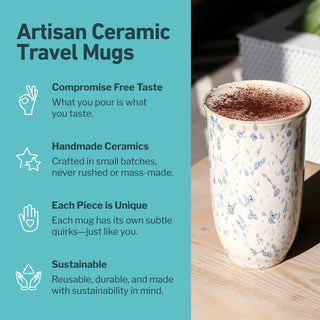 Orchid Ceramic Travel Mug | 16oz