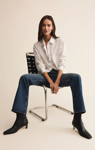 Elevated Poplin Button Up