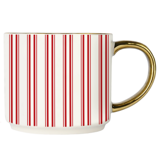 Red Stripe 14oz Coffee Mug