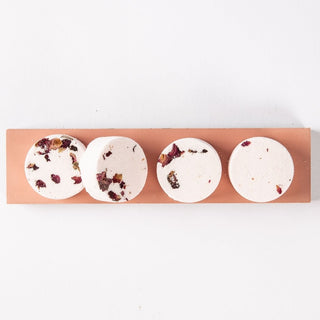 Aromatherapy Rose Shower Steamers | 4-Pack Gift Set