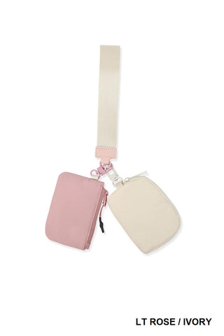 Everyday Dual Pouch Wristlet