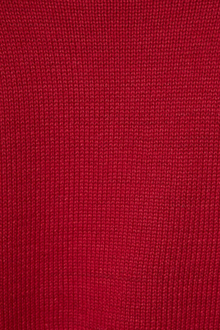 Willa Pleated Sleeve Sweater | Ruby