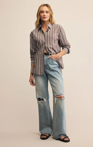 Seaport Striped Poplin