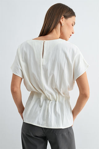 Sienna Structured Blouse | Ivory